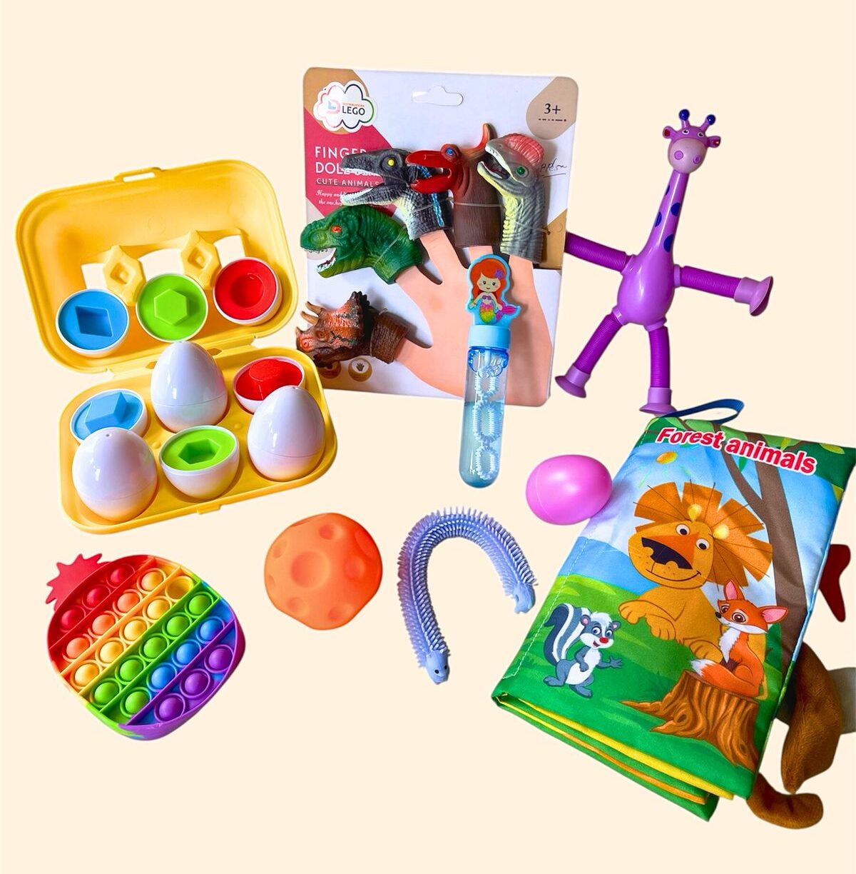 Kit tiny treasures 1 a 2 años